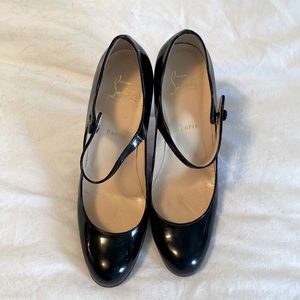 Christain Louboutin Mary Jane Patent Stilettos